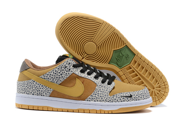 Men's Dunk Low SB Grey/Golden Shoes 0159 Men's Dunk Low SB Grey/Golden Shoes 0159